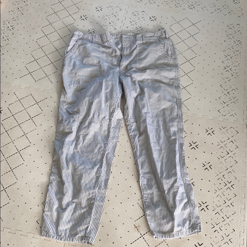 White and blue Lenin pants